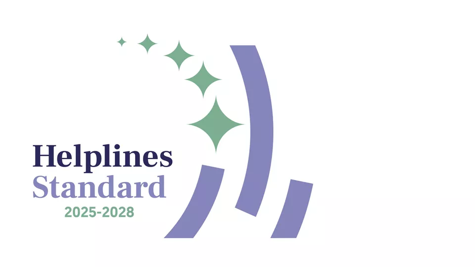 Helplines Standard logo 2025 to 2028