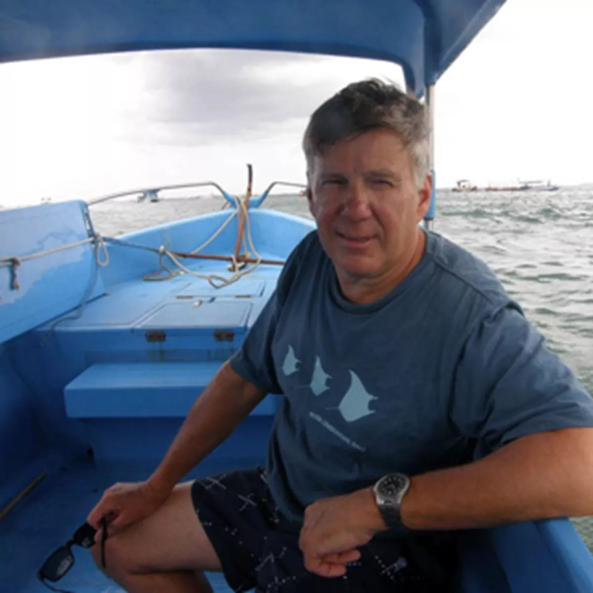 Angus M On Boat